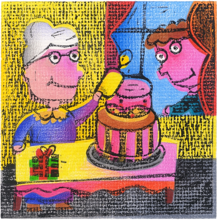 Grandma Bakes a Cake