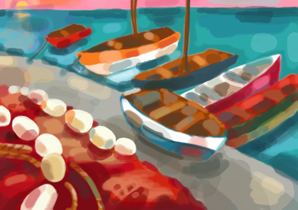 Greek Fishing Boats