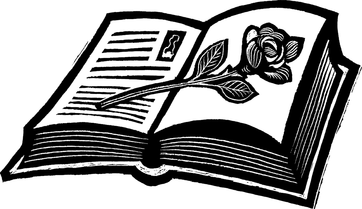 Book With a Rose