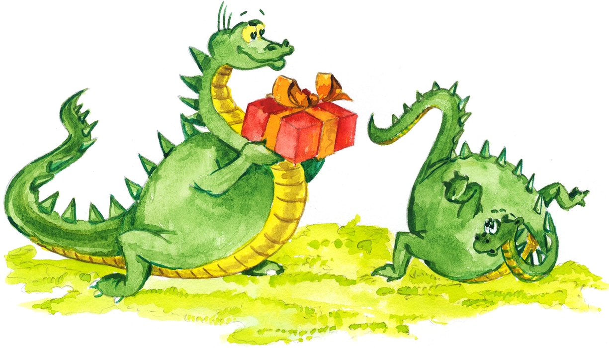 Dragons Sharing Gifts