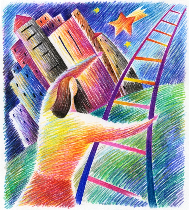 Climbing Ladder to Success