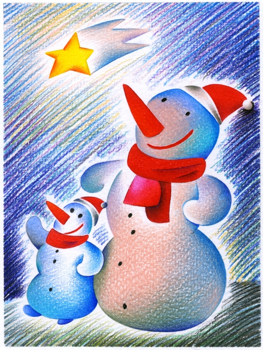 Snowmen with Star