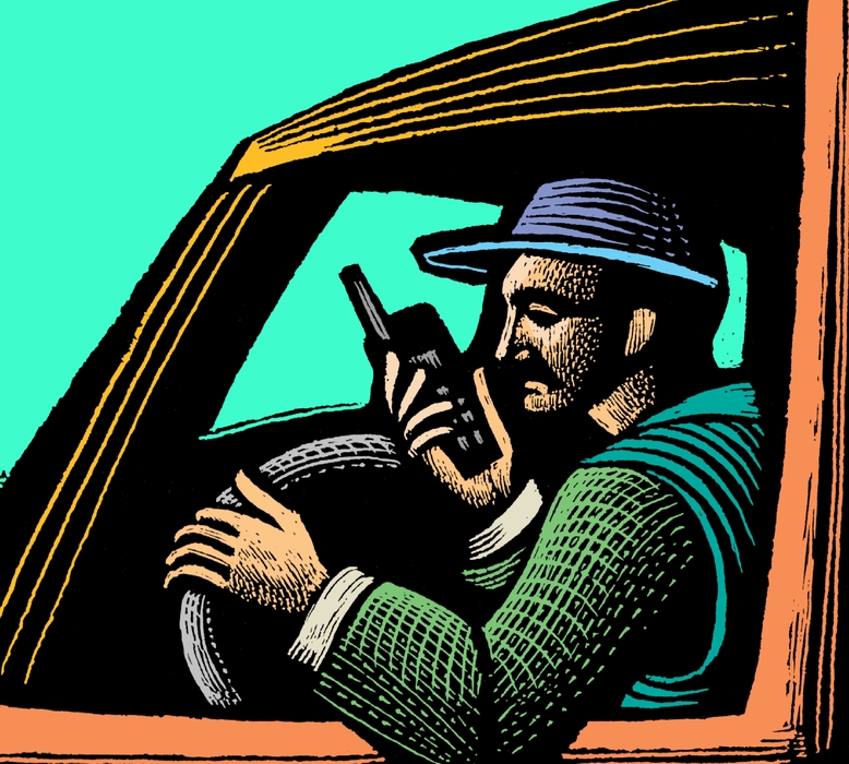 Man With Telephone
