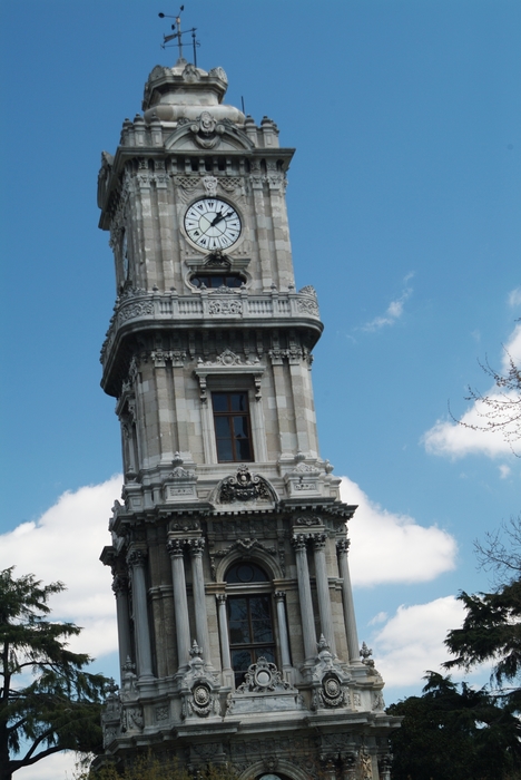 Clock Tower, Dolmabahche Palace Istanbul, Turkey