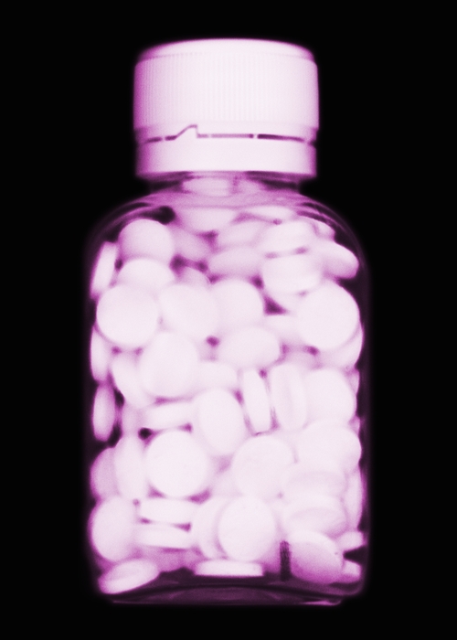 Aspirin Shaped Pill Bottle