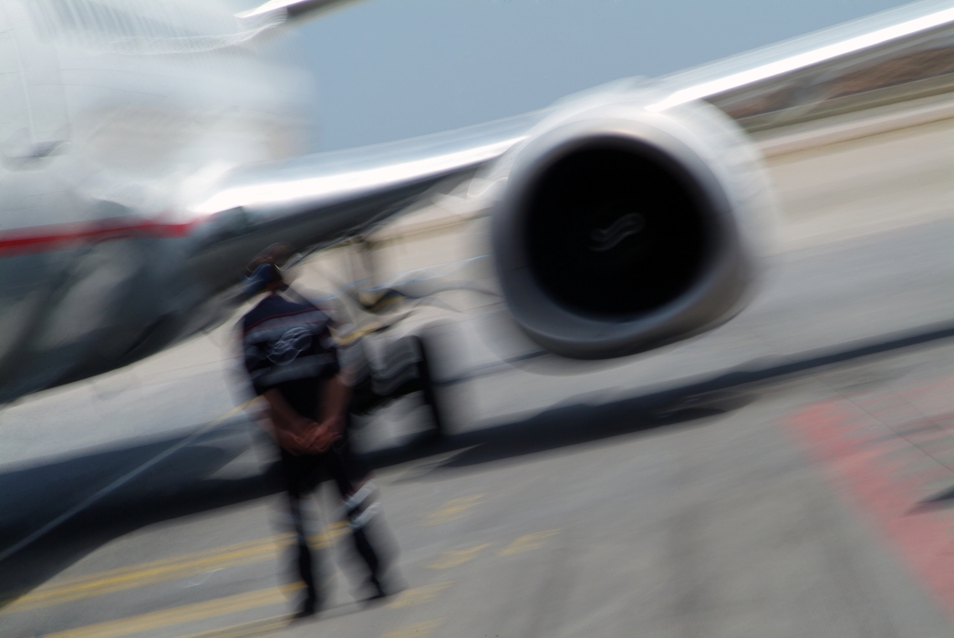 Commercial Jet on the Tarmac