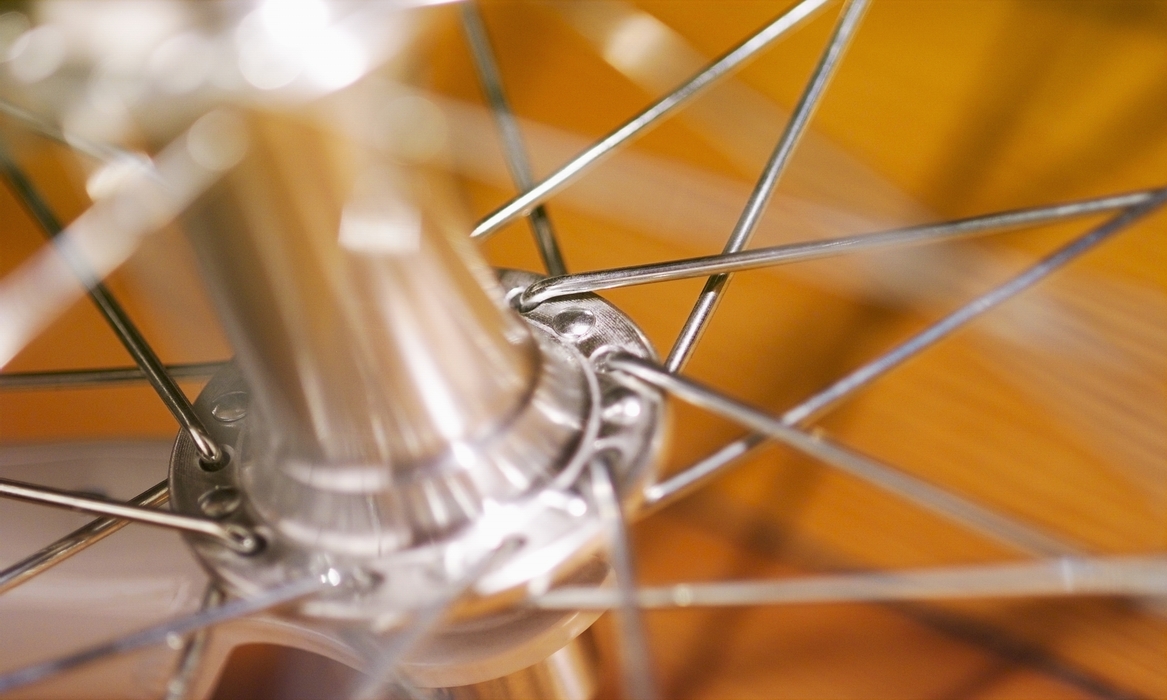 Spokes on a Bicycle Wheel