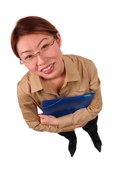 Businesswoman with Documents