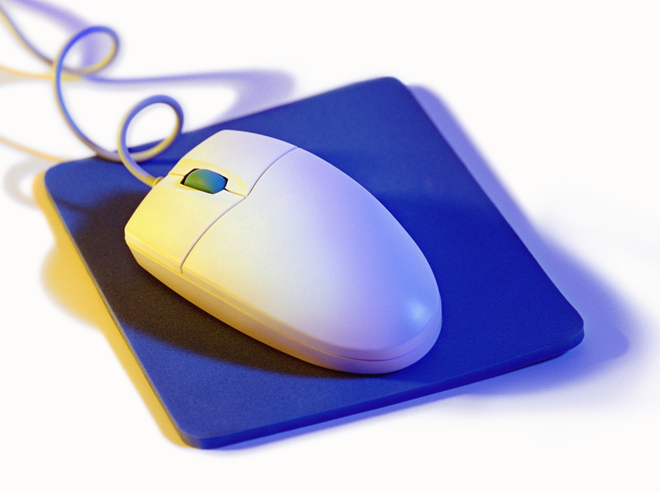 Computer Mouse with Pad