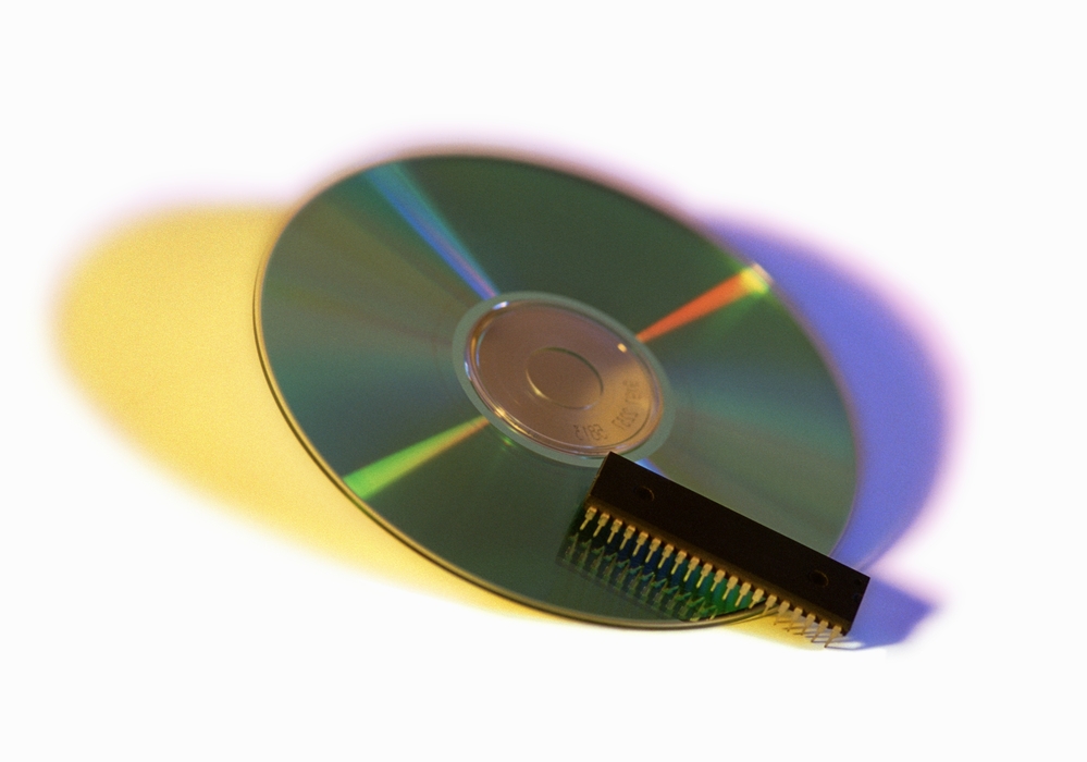 Micro Chip on a CD-ROM
