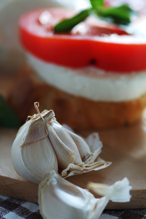 Bocconcini Cheese, Tomato and Garlic Sandwich