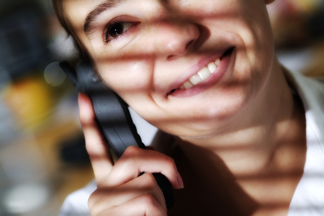 Businesswoman Talking on the Phone