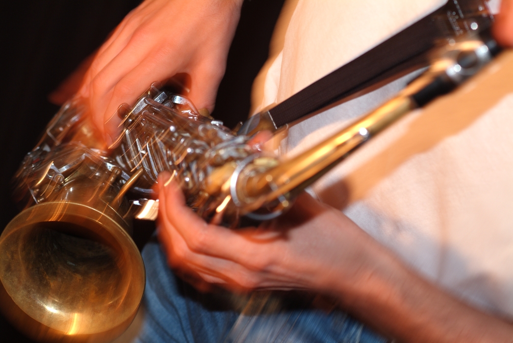 Concert Saxophonist in the Orchestra