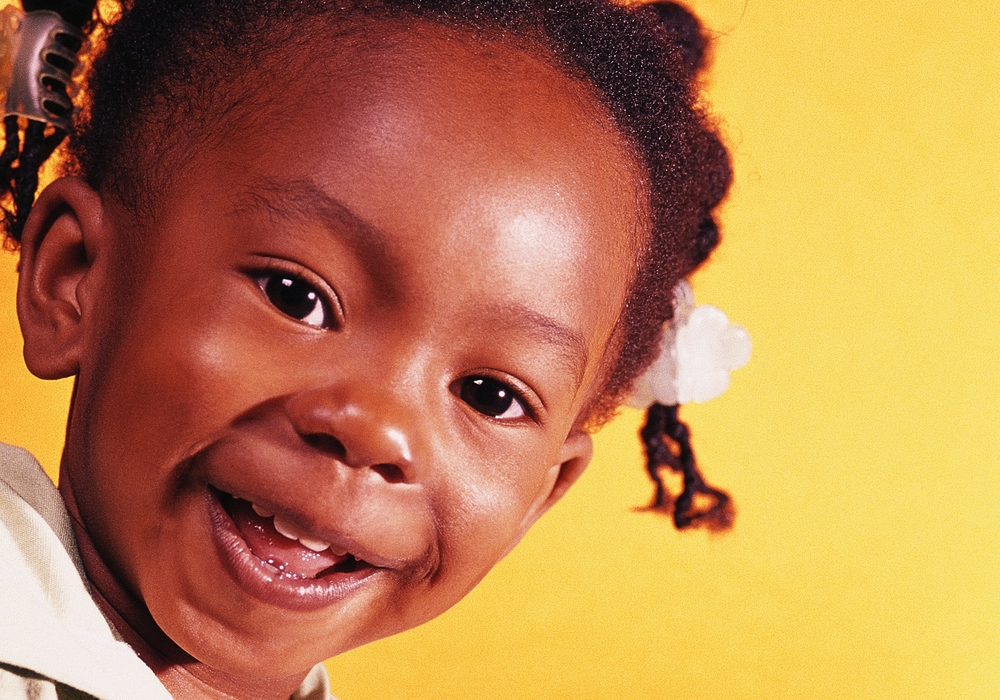 Smiling Girl African-American 