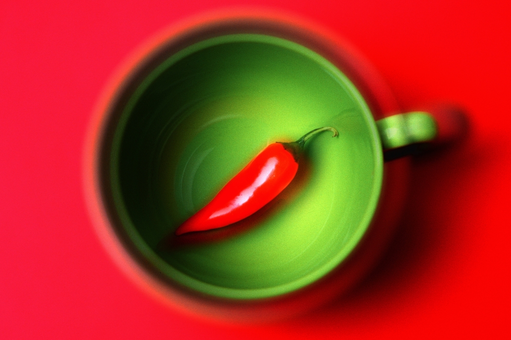 Hot Red Pepper in a Glass