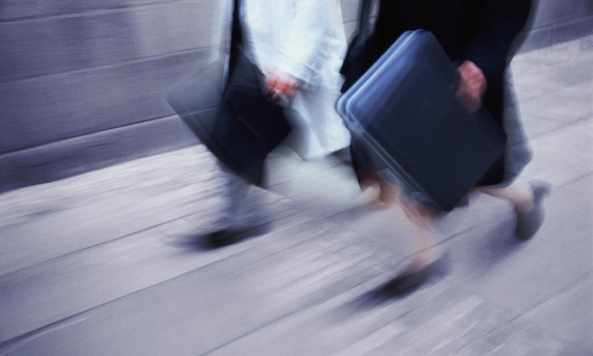 Business People Walking on The Street