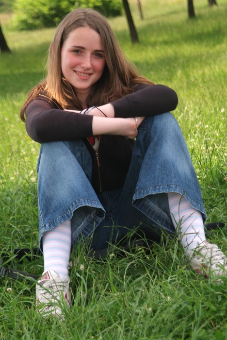 Girl Resting in the Park