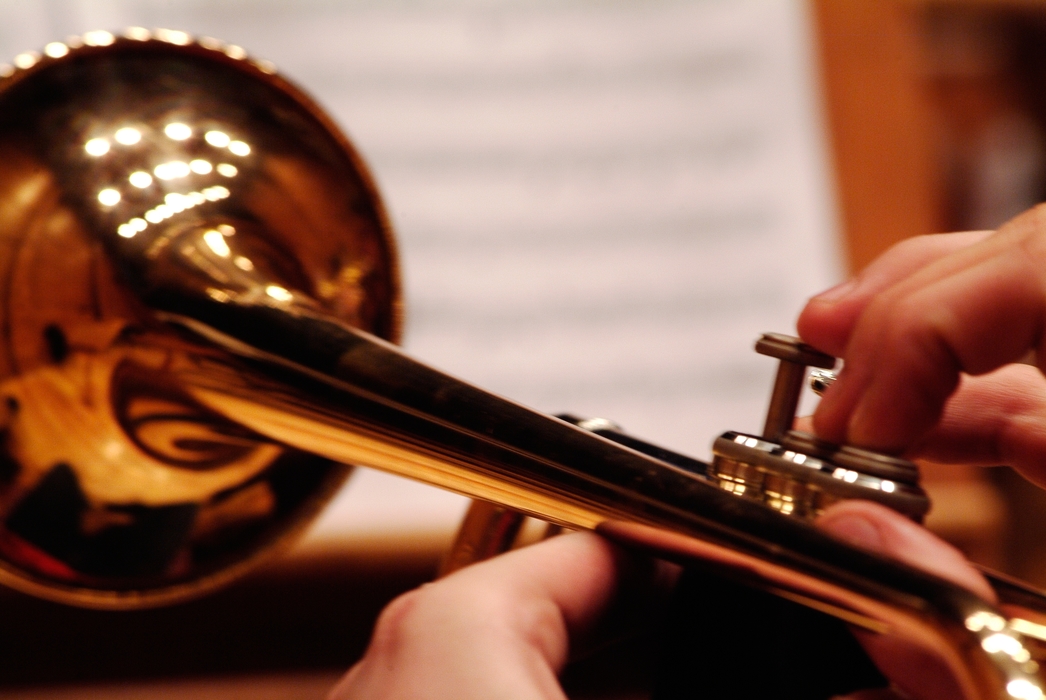 Concert Trumpeter in the Orchestra