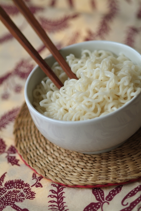 Japanese Noodles with Chopsticks