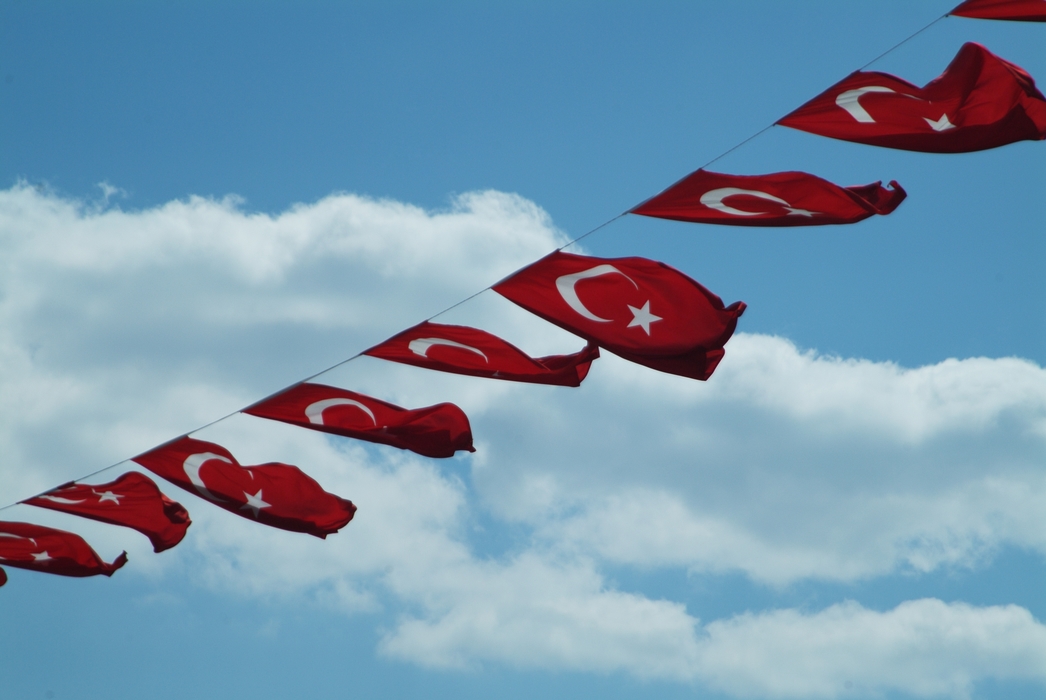 Turkish Flags, Istanbul Turkey