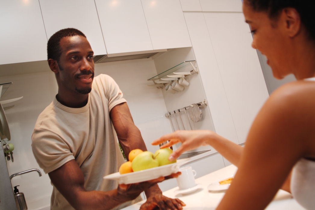 Couple Having Breakfast