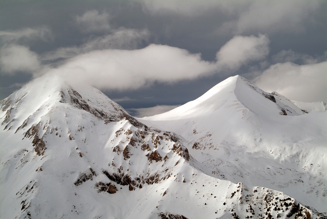 Mountains with Winter Snow