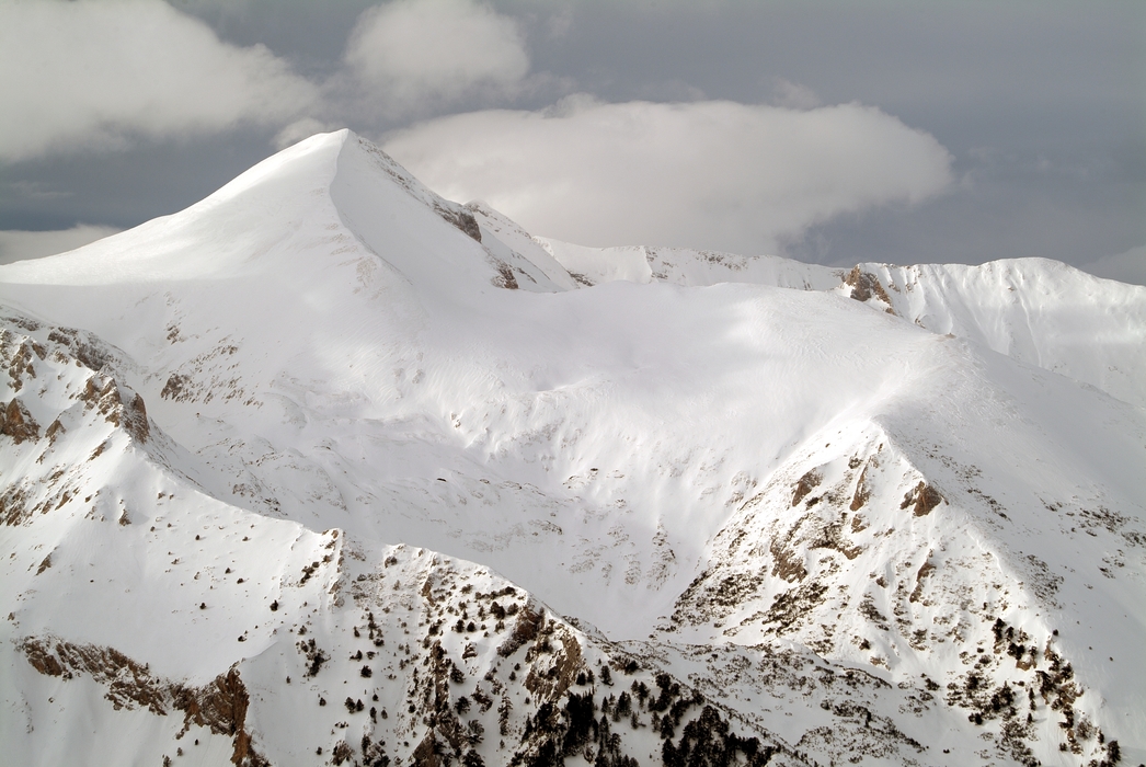 Mountains with Winter Snow