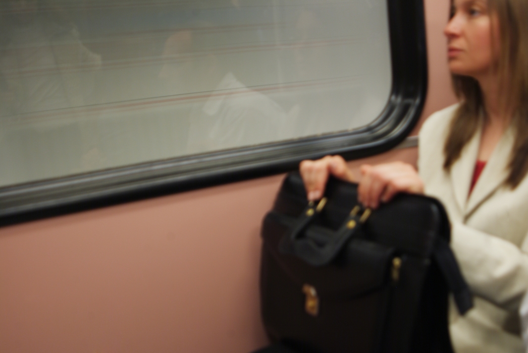 Female Passenger on The Subway