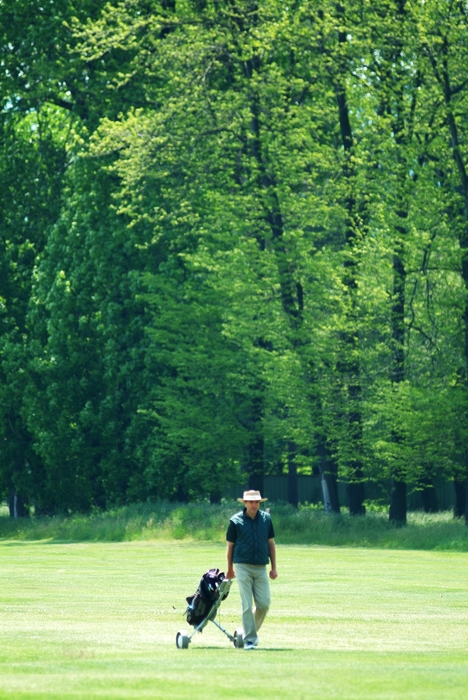Golfer Approaching Their Ball