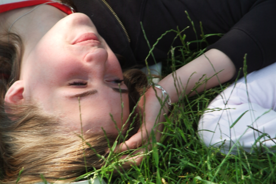 Girls Playing in the Park