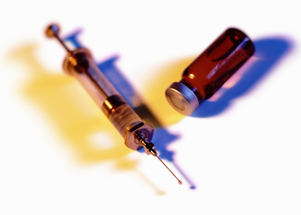 Syringe and Vial of Medicine