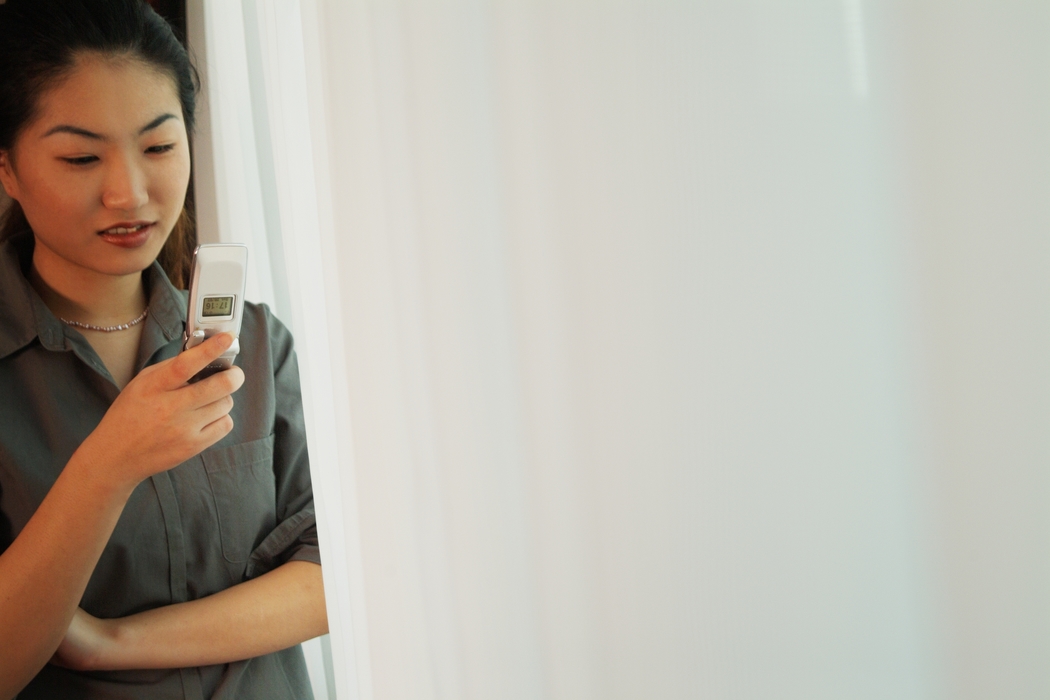 Businesswoman Talking on Phone