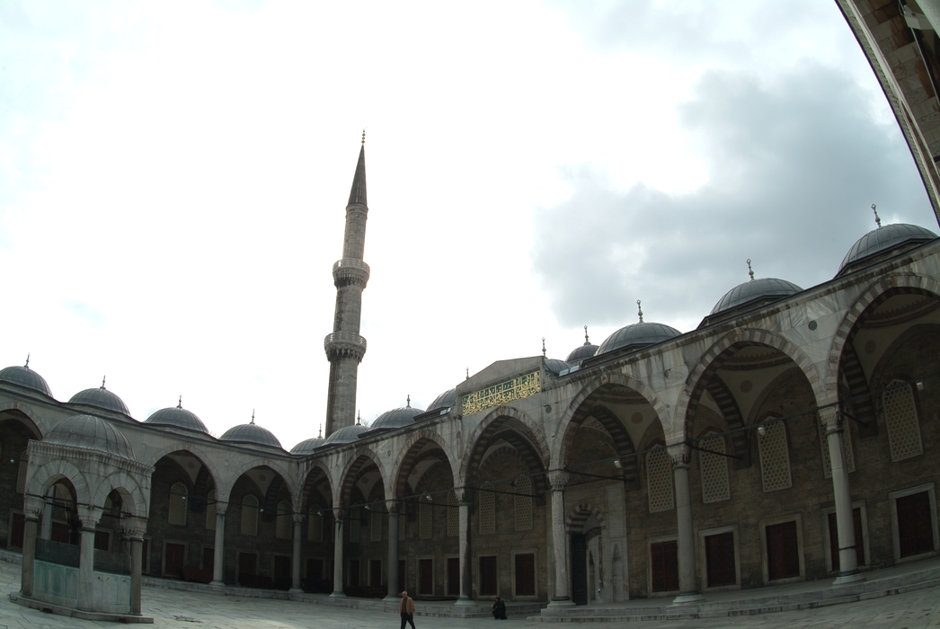The Blue Mosque, Istanbul, Turkey with Minaret