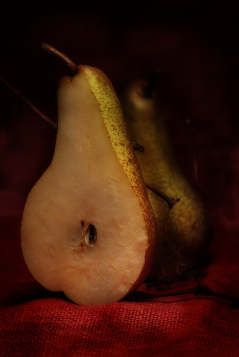 Sliced Bosc Pears