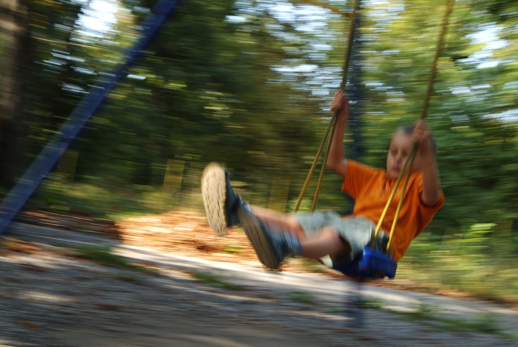 Boy on Swing