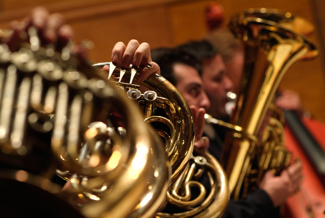 Symphony Orchestra French Horn Players