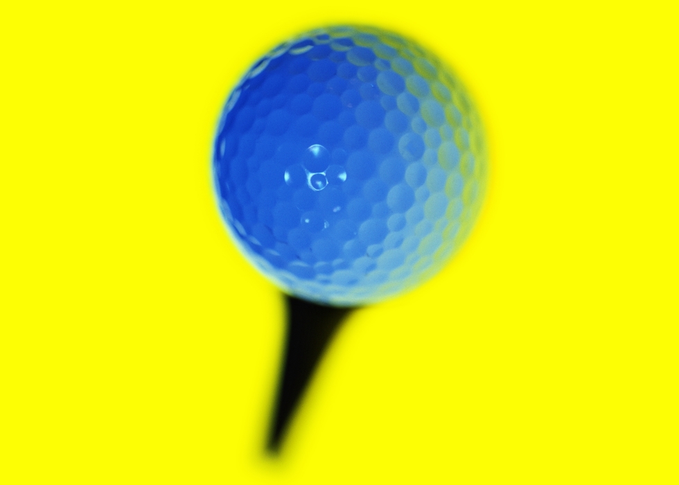 Golf Ball on a Tee