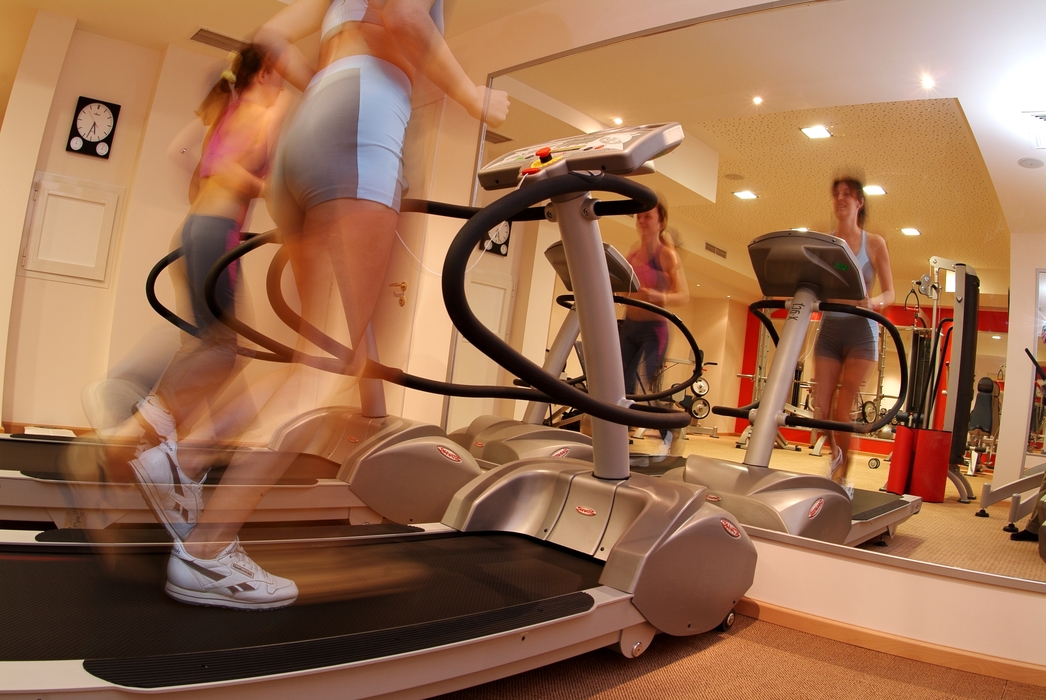 Women Running on the Treadmill