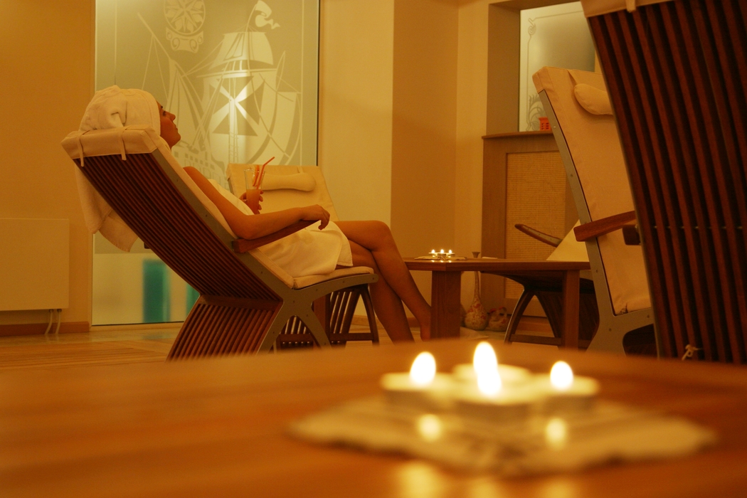 Woman Relaxing at the Spa