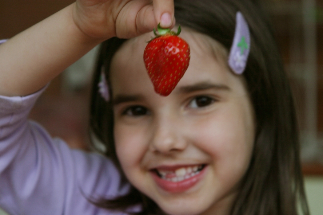 Girl with Strawberries