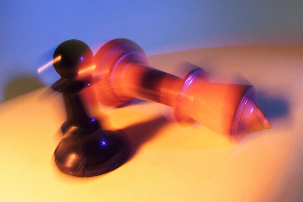 Chess Pieces Pawn Takes Queen