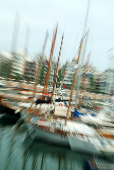 Harbor Full of Sailboats