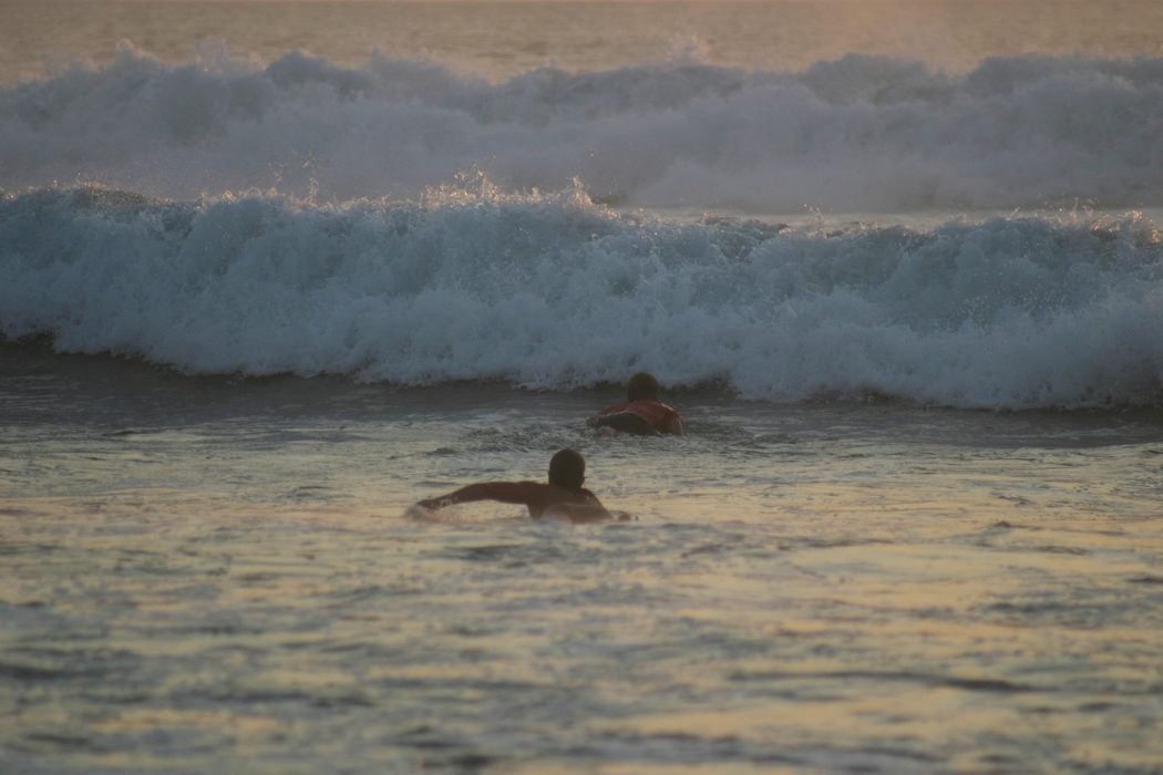 Surfers Paddle Out