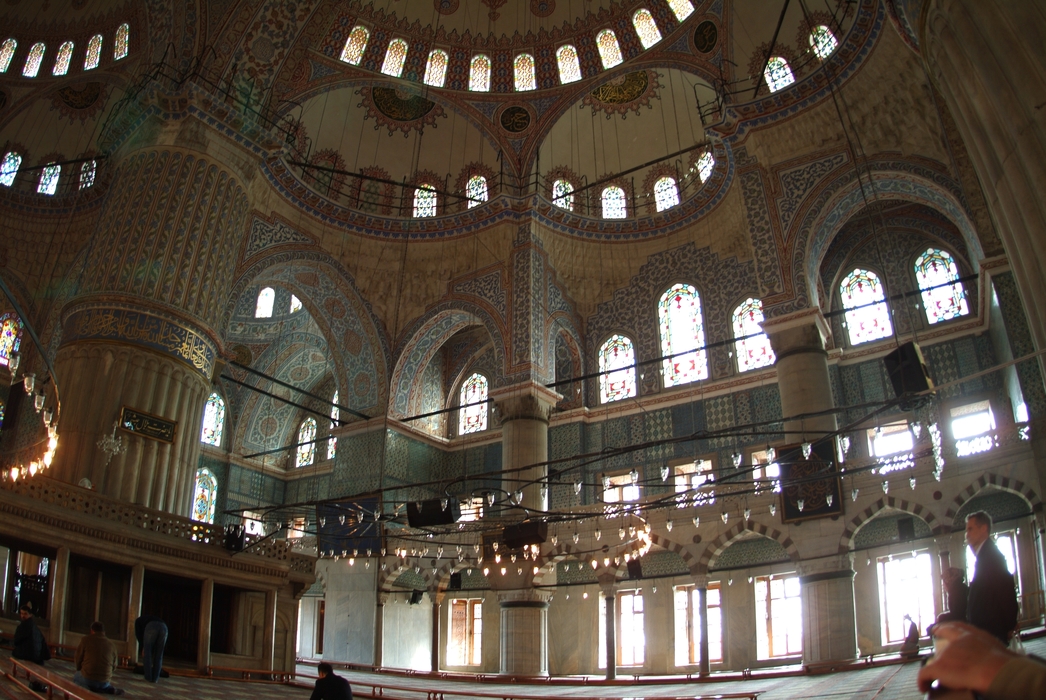 Inside The Blue Mosque, Istanbul, Turkey