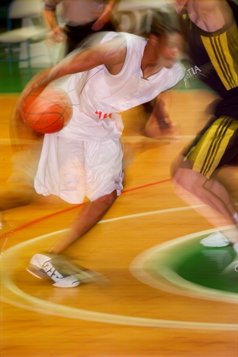 Basketball Player with the Ball