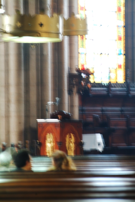 People Praying in Church