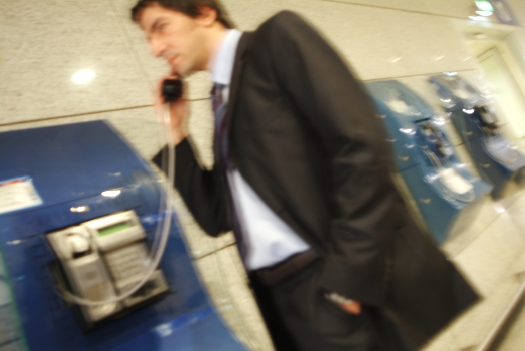 Businessman Talking on The Phone