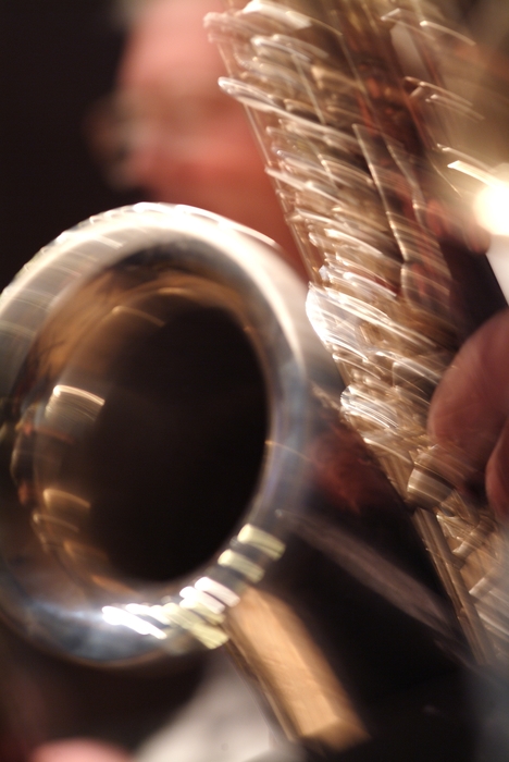 Concert Saxophonist in the Orchestra