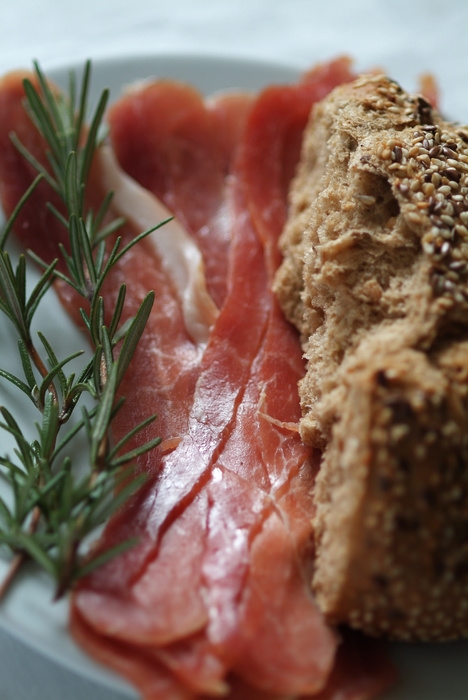 Prosciutto, Bread and Rosemary Spice