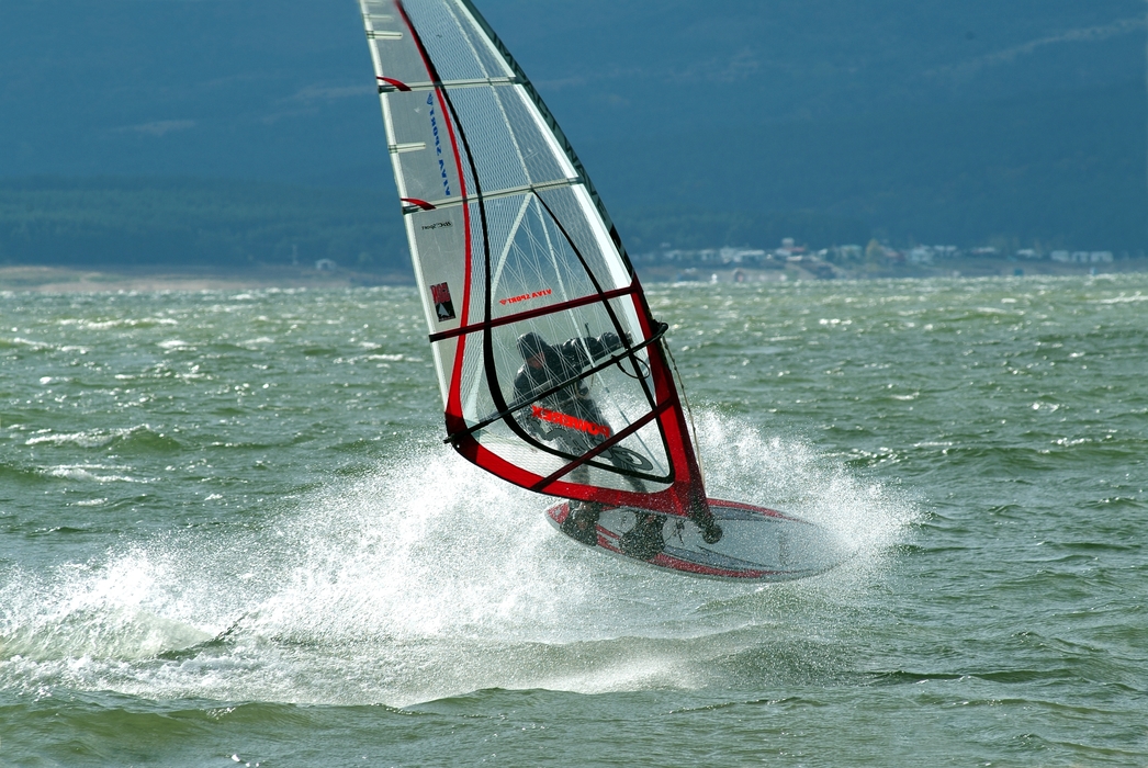 Windsurfer Living the Dream